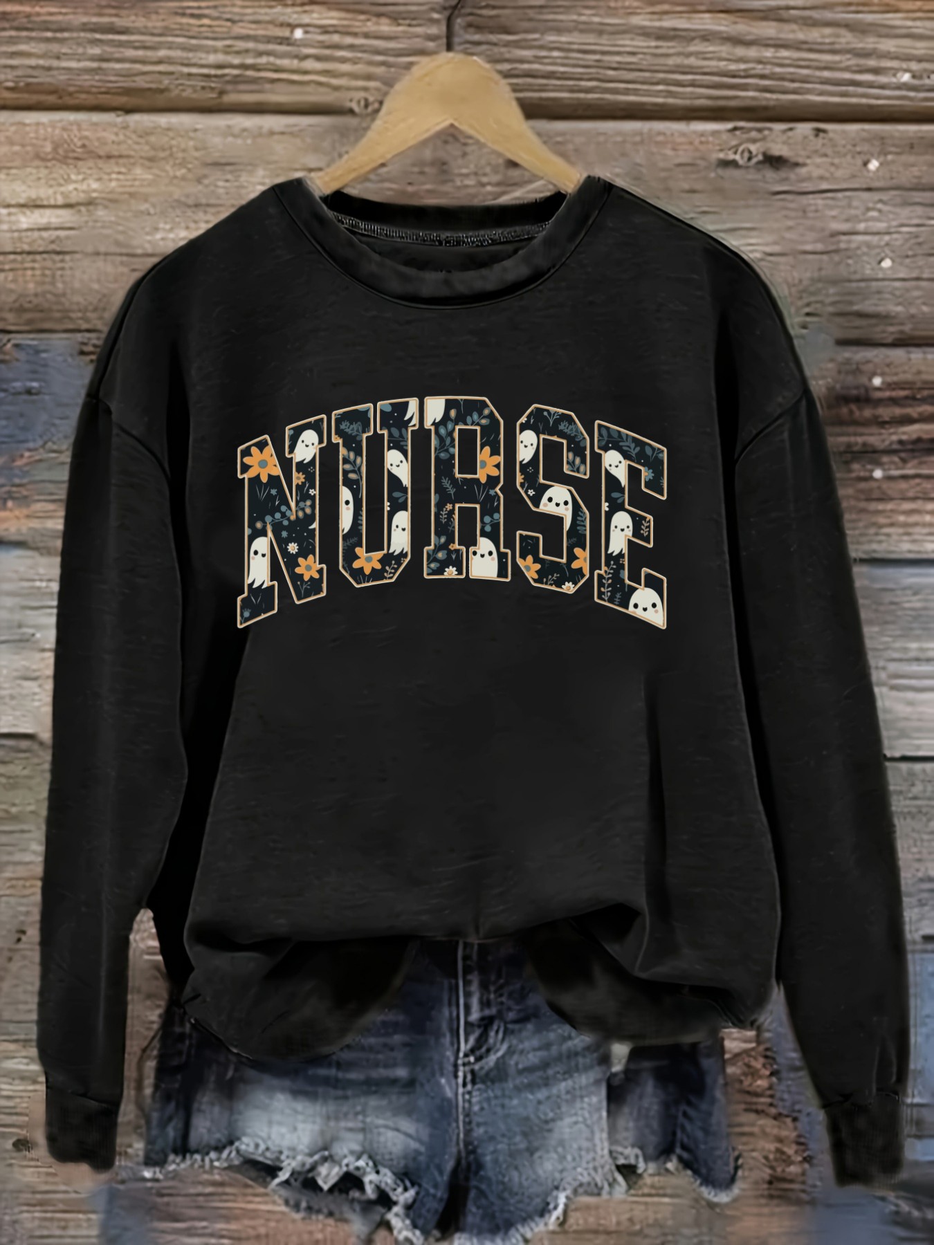Costumes - Women's Casual Long Sleeve Crew Neck