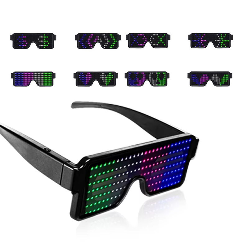 Glow In The Dark Party Glasses - LED Glasses Light Up Dynamic Party