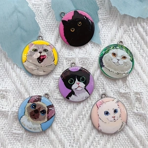 10pcs cartoon animal cat ename - Party Supplies 评论和价格