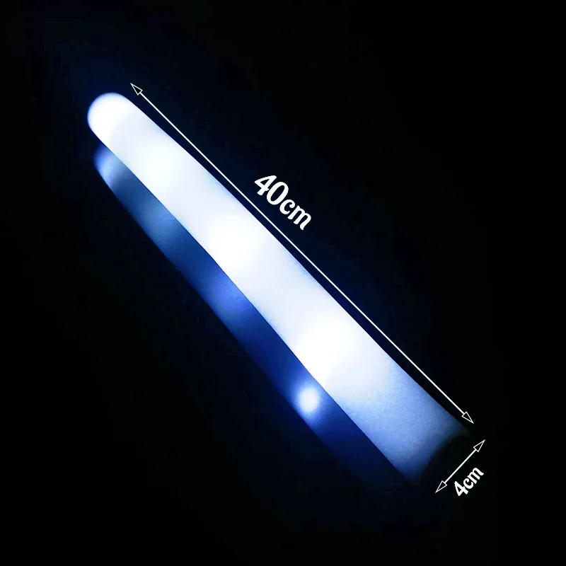 20/30pcs LED White Foam Glow S - Flashing Led Foam Sticks Party 评论和价格