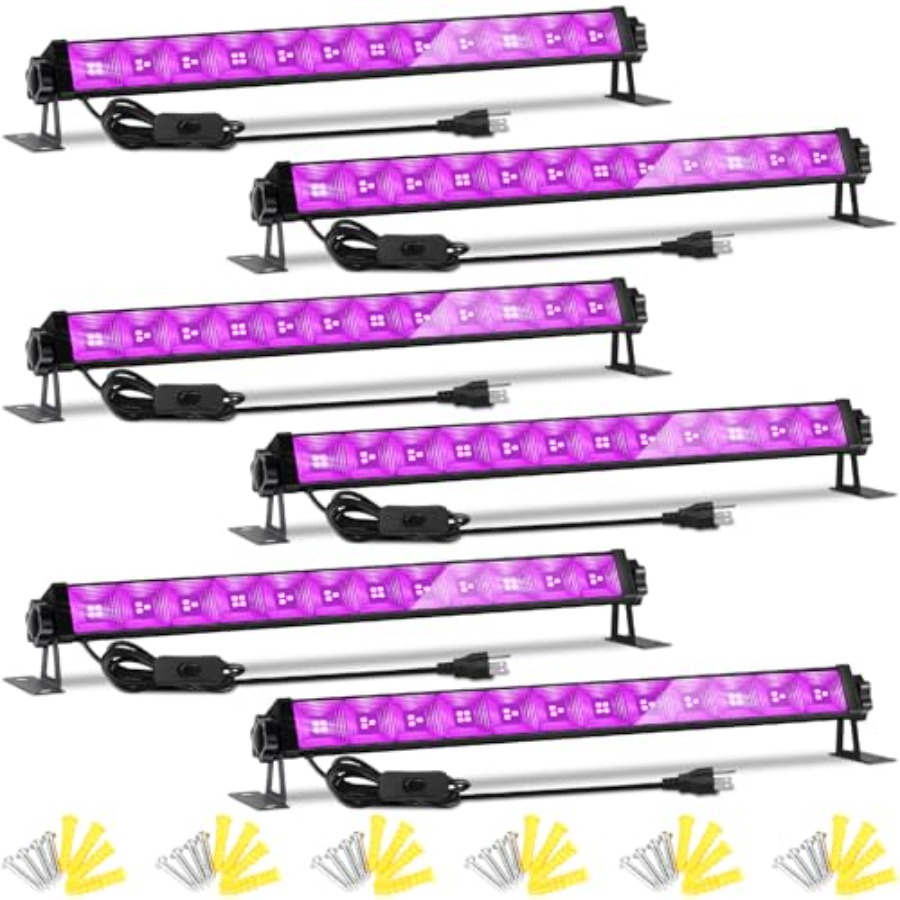 4W Pack LED Black Light Bar, B - Party Supplies 评论和价格