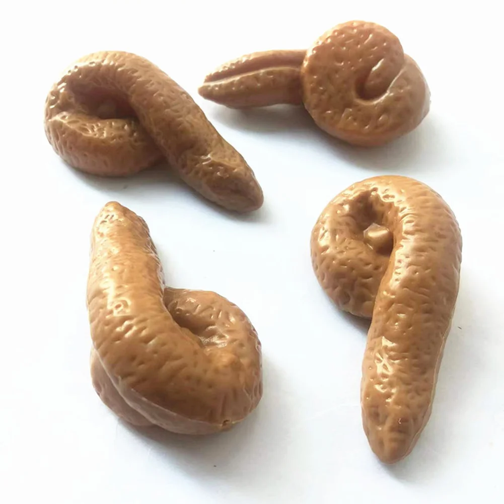 3pcs Realistic Soft Fake Dog P - Fake Poop Gag Gift 评论和价格