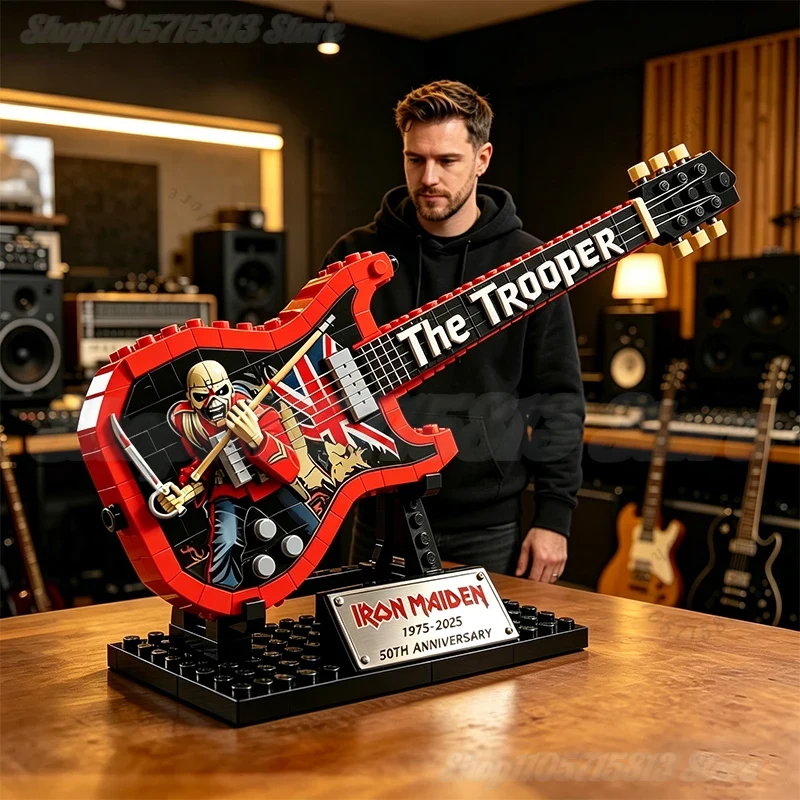 Brick Guitar Model Kit DIY Min - Novelty Gifts 评论和价格