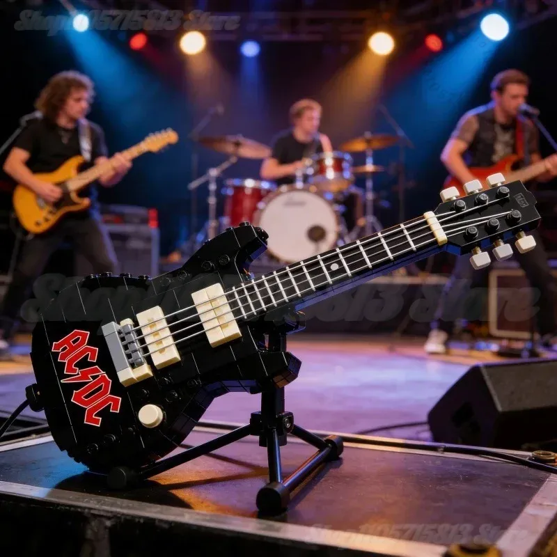 Brick Guitar Model Kit DIY Min - Novelty Gifts 评论和价格