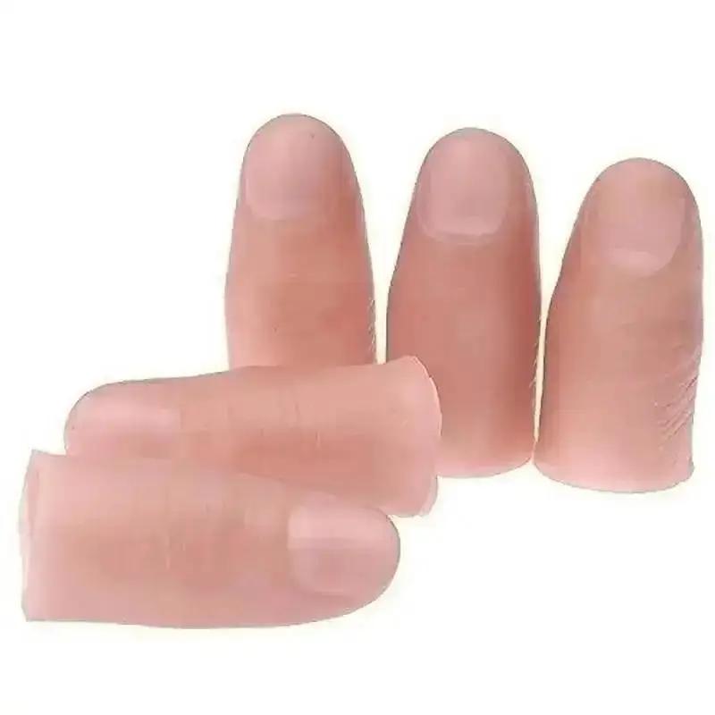5Pcs/Set Hot Fakes Soft Thumb  - Thumb Tip Magic Trick Set 评论和价格