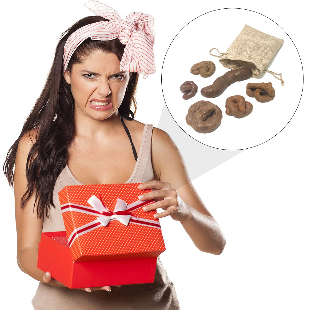 6Pcs/Set Poop Prank Toy Differ - Fake Poop Gag Gift 评论和价格