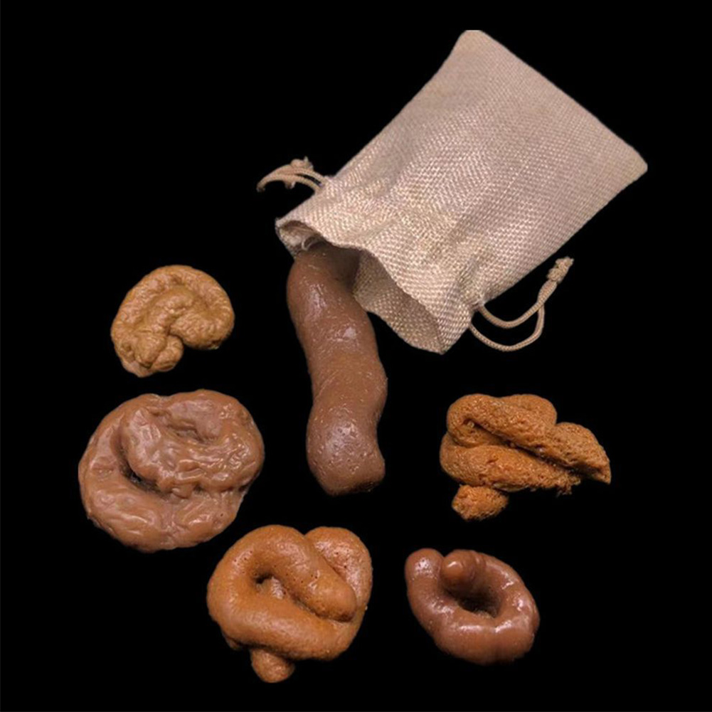 6Pcs/Set Poop Prank Toy Differ - Fake Poop Gag Gift 评论和价格
