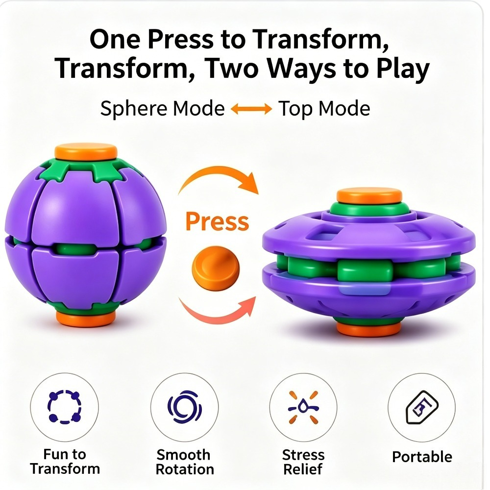 Transforming Fidget Spinner Ba - Novelty Gifts 评论和价格