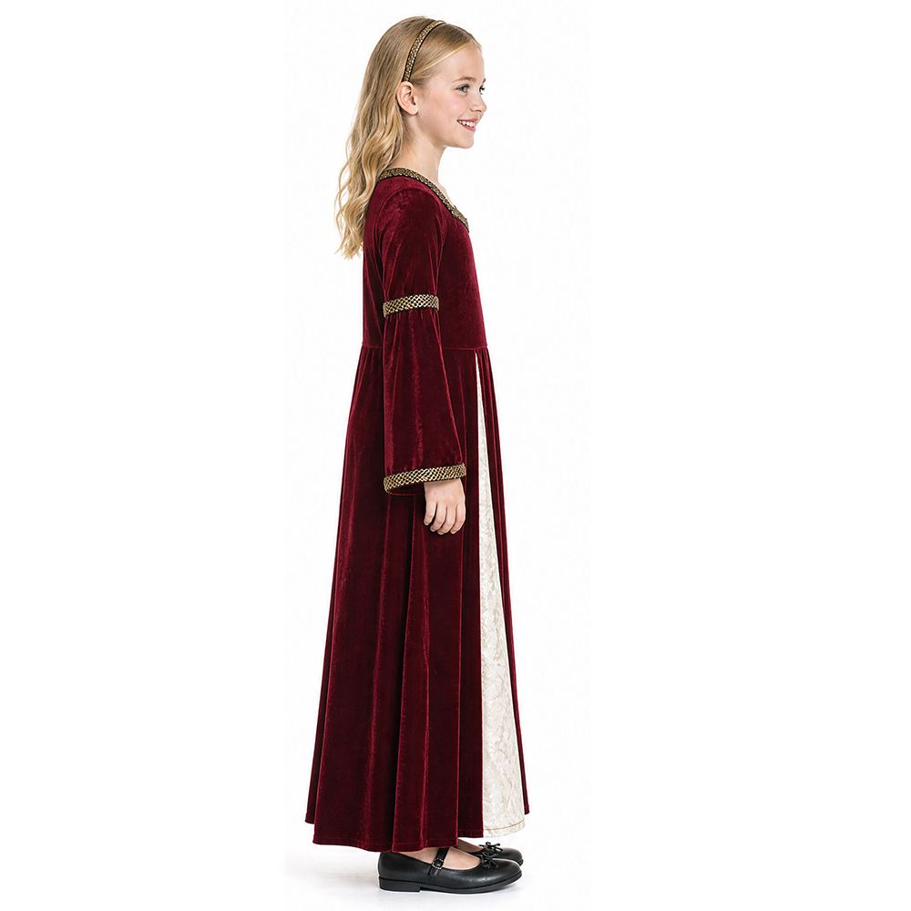Medieval Renaissance Style Vel - Medieval Renaissance Dress Women 评论和价格