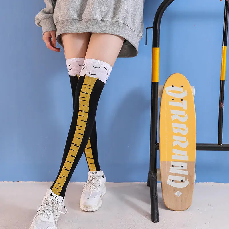 Funny Chicken Paw Stocking Ove - Funny Chicken Leg Socks 评论和价格