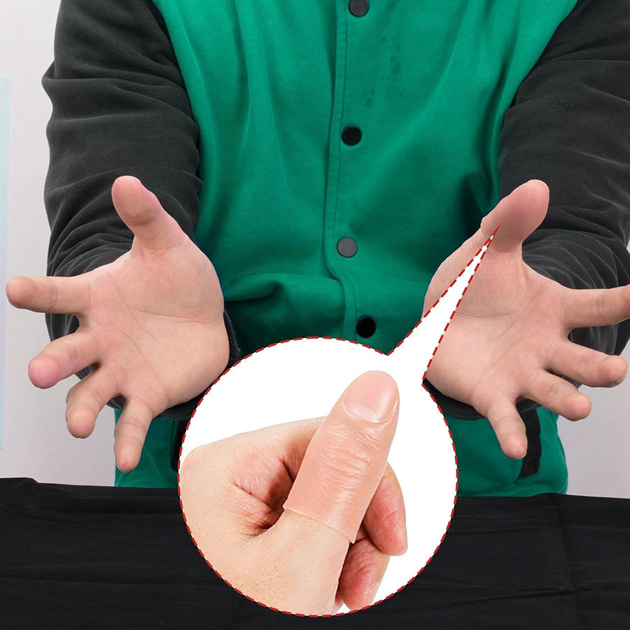 3set Scarf-Vanish Magic Thumb  - Thumb Tip Magic Trick Set 评论和价格