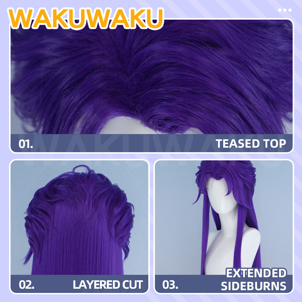 IN STOCK Jester Cosplay Wig Ga - Anime Cosplay Wig Heat Resistant 评论和价格