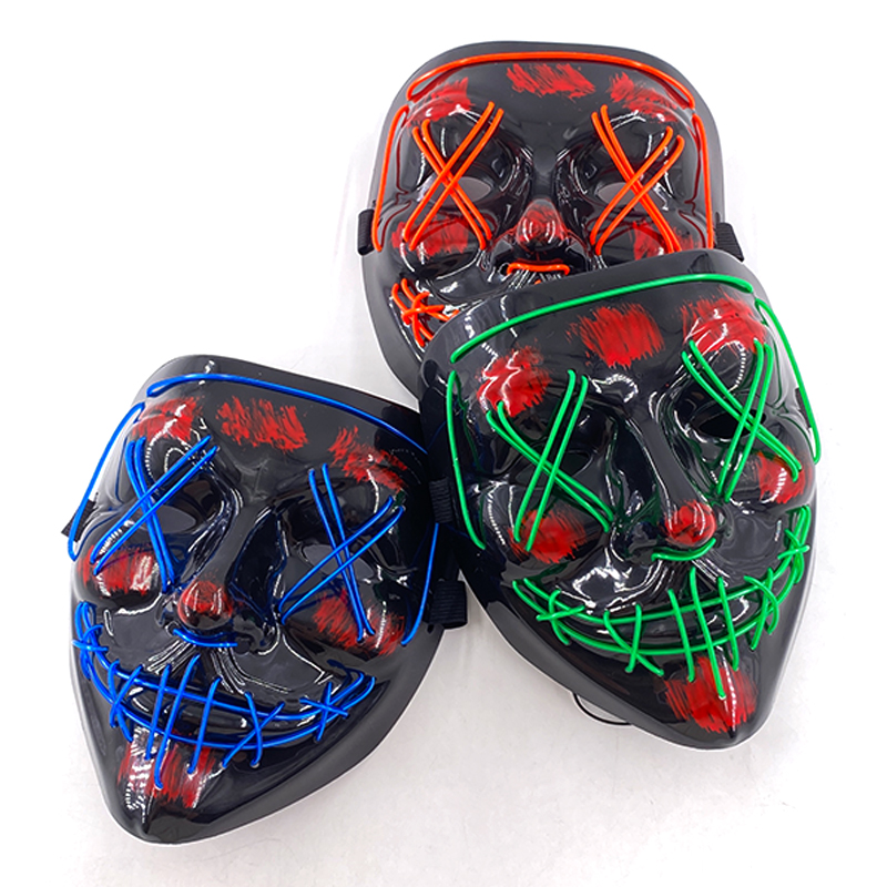 Wholesale 10pcs Masque LED Pur - Led Purge Mask Halloween 评论和价格