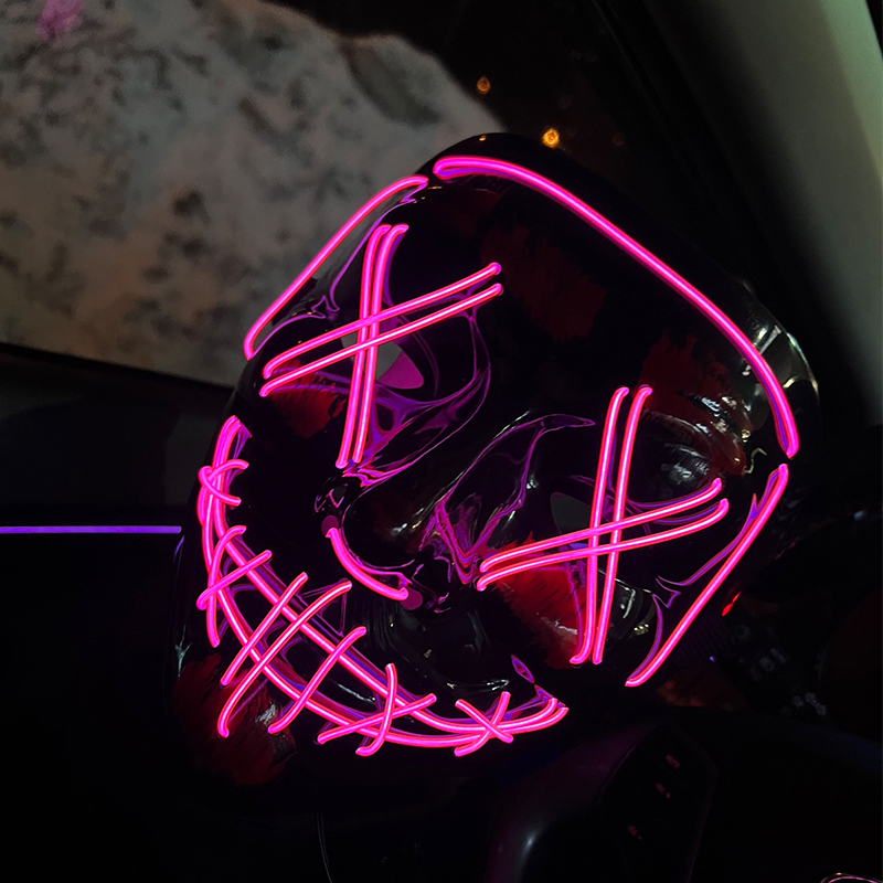 Wholesale 10pcs Masque LED Pur - Led Purge Mask Halloween 评论和价格