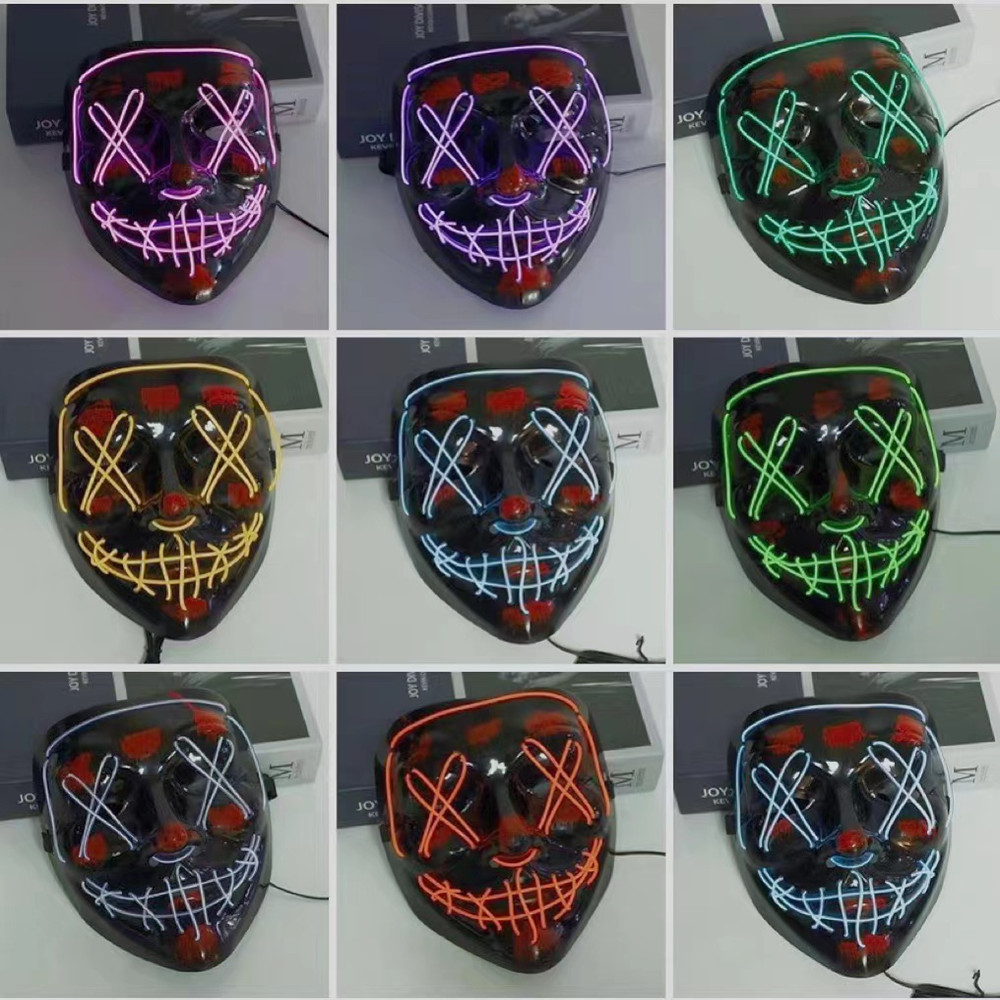 Halloween Masks For Men Women  - Led Purge Mask Halloween 评论和价格