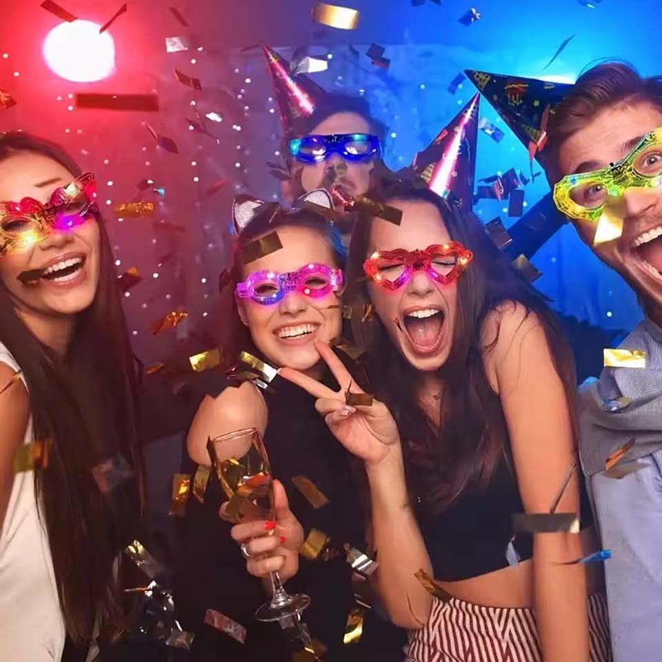 Glow In The Dark Glasses Bulk  - Glow In The Dark Party Glasses 评论和价格