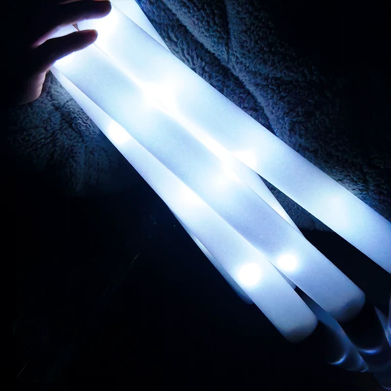 30Pcs LED Foam Sticks White Li - Flashing Led Foam Sticks Party 评论和价格