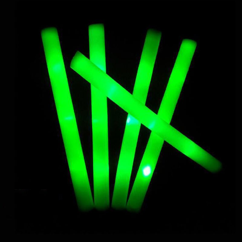 30/50 Pcs Led Foam Bar Glow In - Flashing Led Foam Sticks Party 评论和价格
