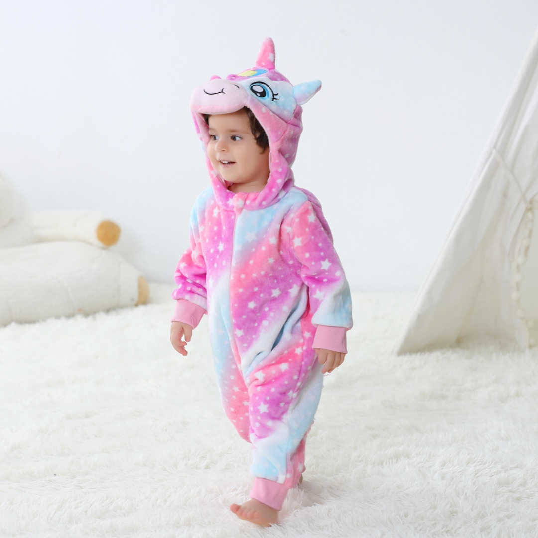 Unicorn Baby Jumpsuits with Ha - Spiderman Jumpsuit Kids 评论和价格