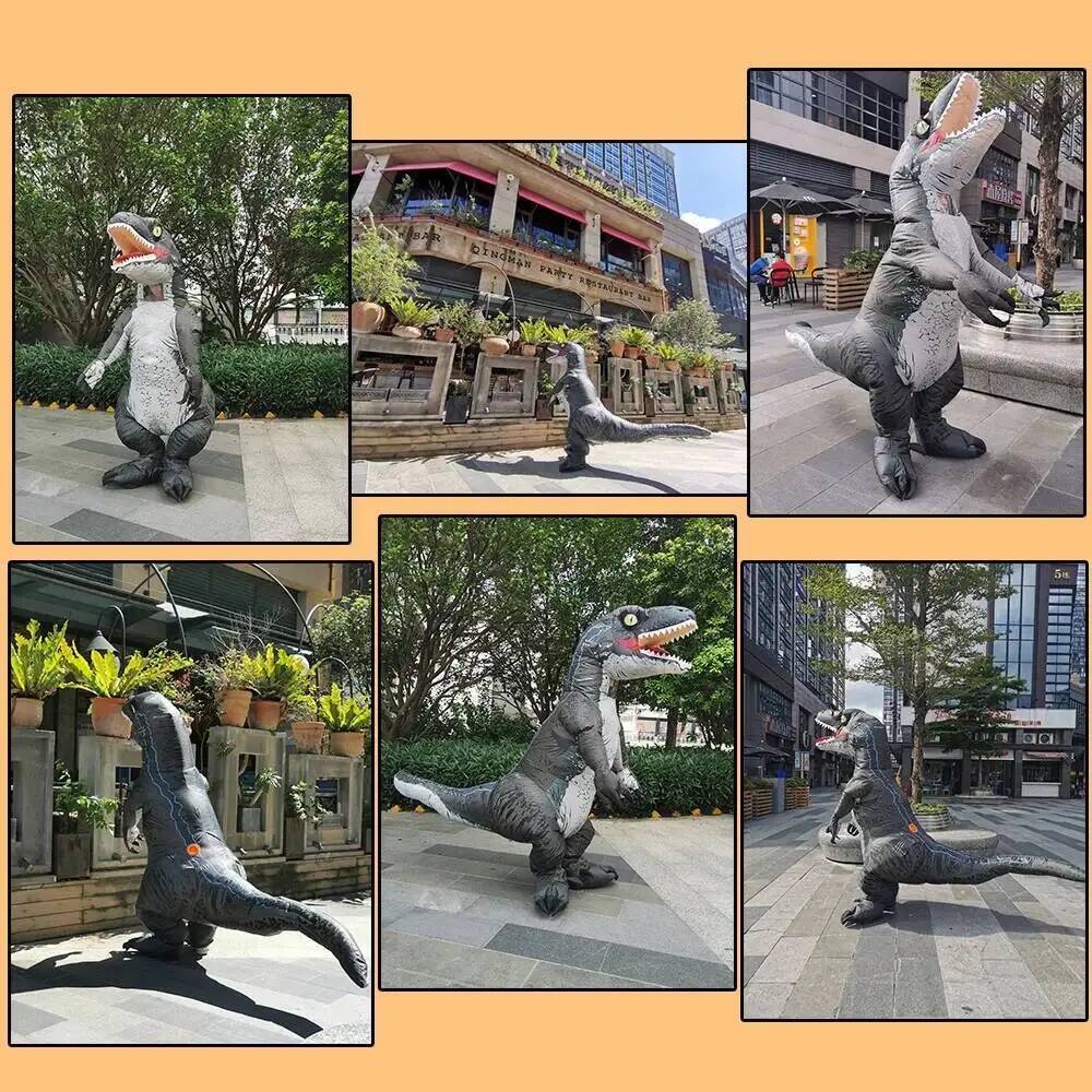 T-REX Adult Inflatable Hot Vel - Inflatable Dinosaur Costume Adult 评论和价格