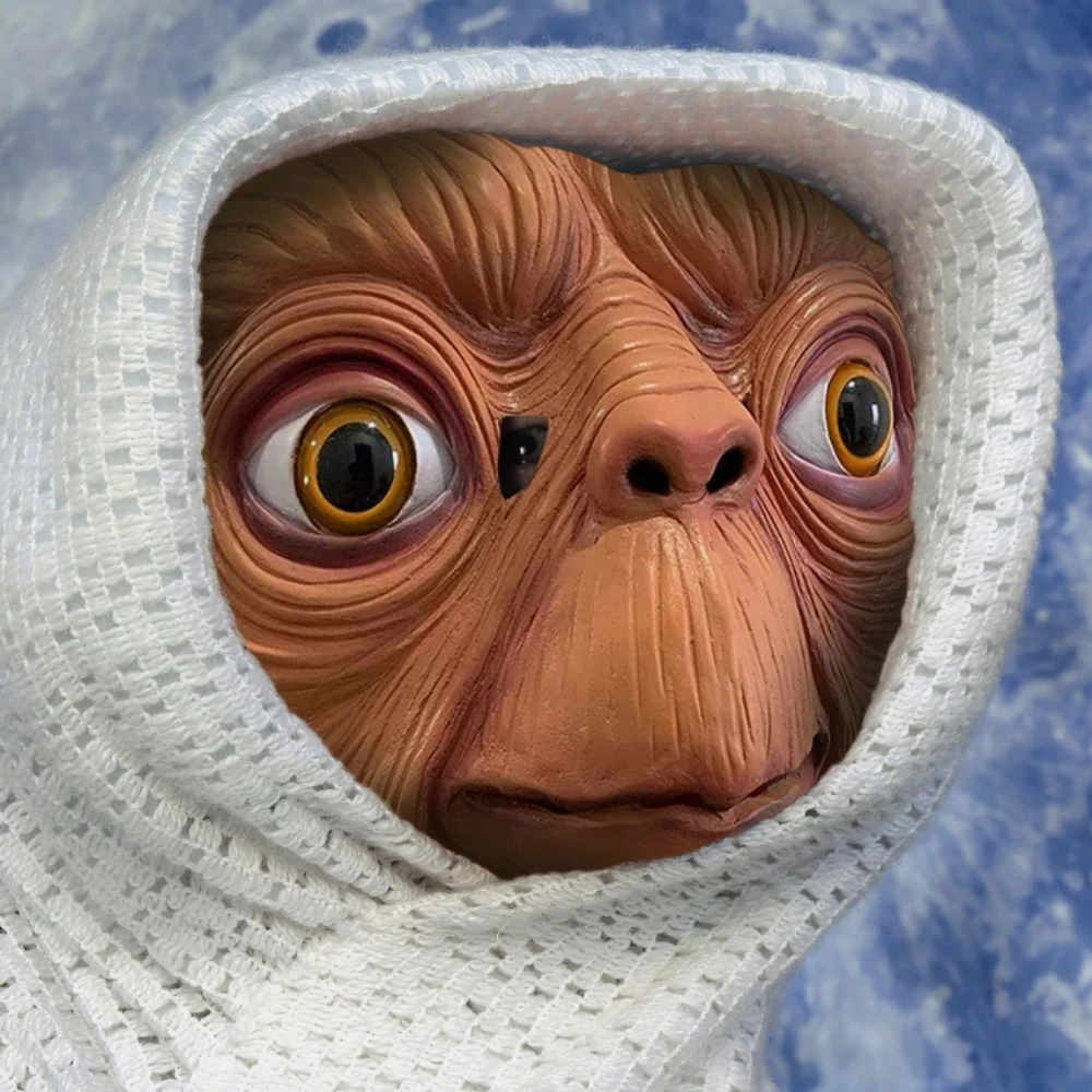 Realistic ET Alien Latex Mask  - Latex Alien Mask Realistic 评论和价格