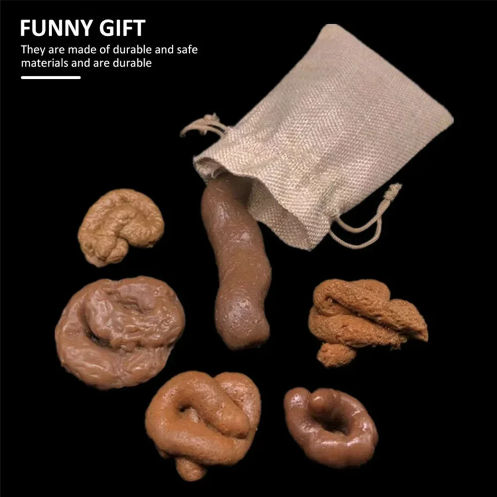 6pcs Realistic Fake Dog Poop P - Fake Poop Gag Gift 评论和价格
