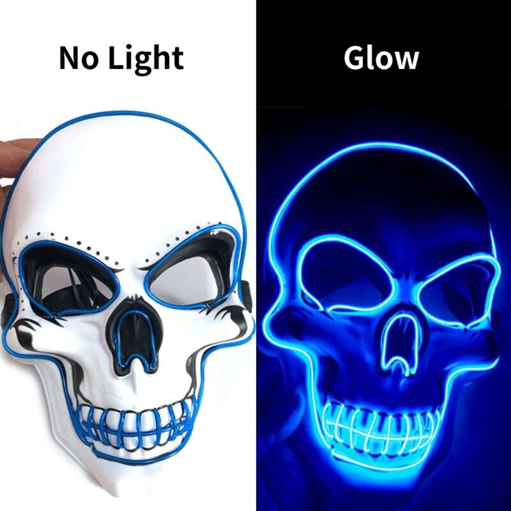 Fashion Horror Halloween Skull - Led Purge Mask Halloween 评论和价格
