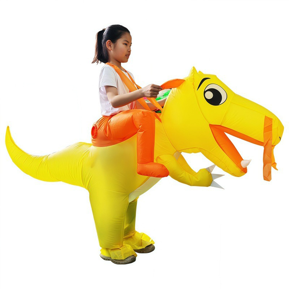 Child Riding Dinosaur Inflatab - Inflatable Dinosaur Costume Adult 评论和价格