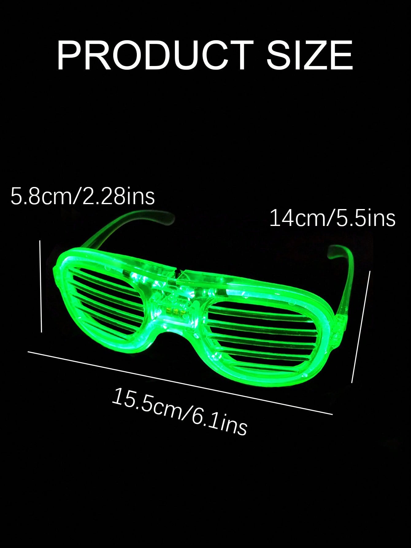 5/10pcs Led Light Up Glasses G - Glow In The Dark Party Glasses 评论和价格