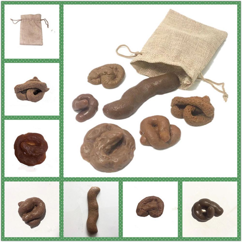 6Pcs Turd Antistress Fool's Ho - Fake Poop Gag Gift 评论和价格