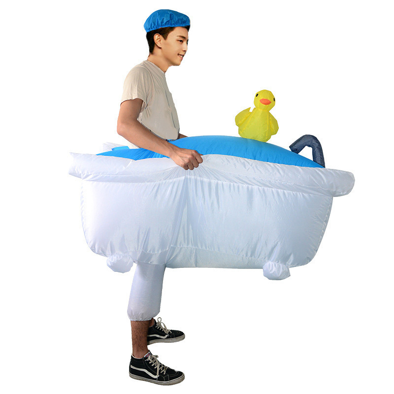 Big Bird Shark Elephant White  - Inflatable Dinosaur Costume Adult 评论和价格