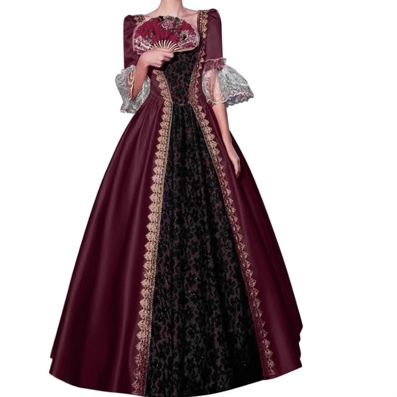 S‑5XL Women New Medieval Renai - Costumes 评论和价格