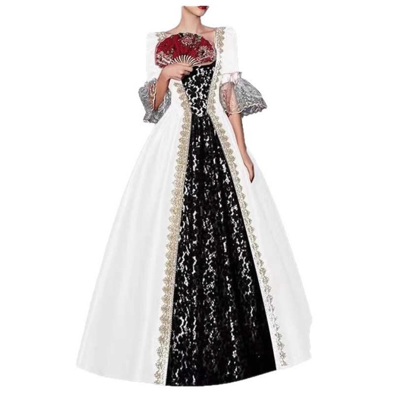 S‑5XL Women New Medieval Renai - Costumes 评论和价格