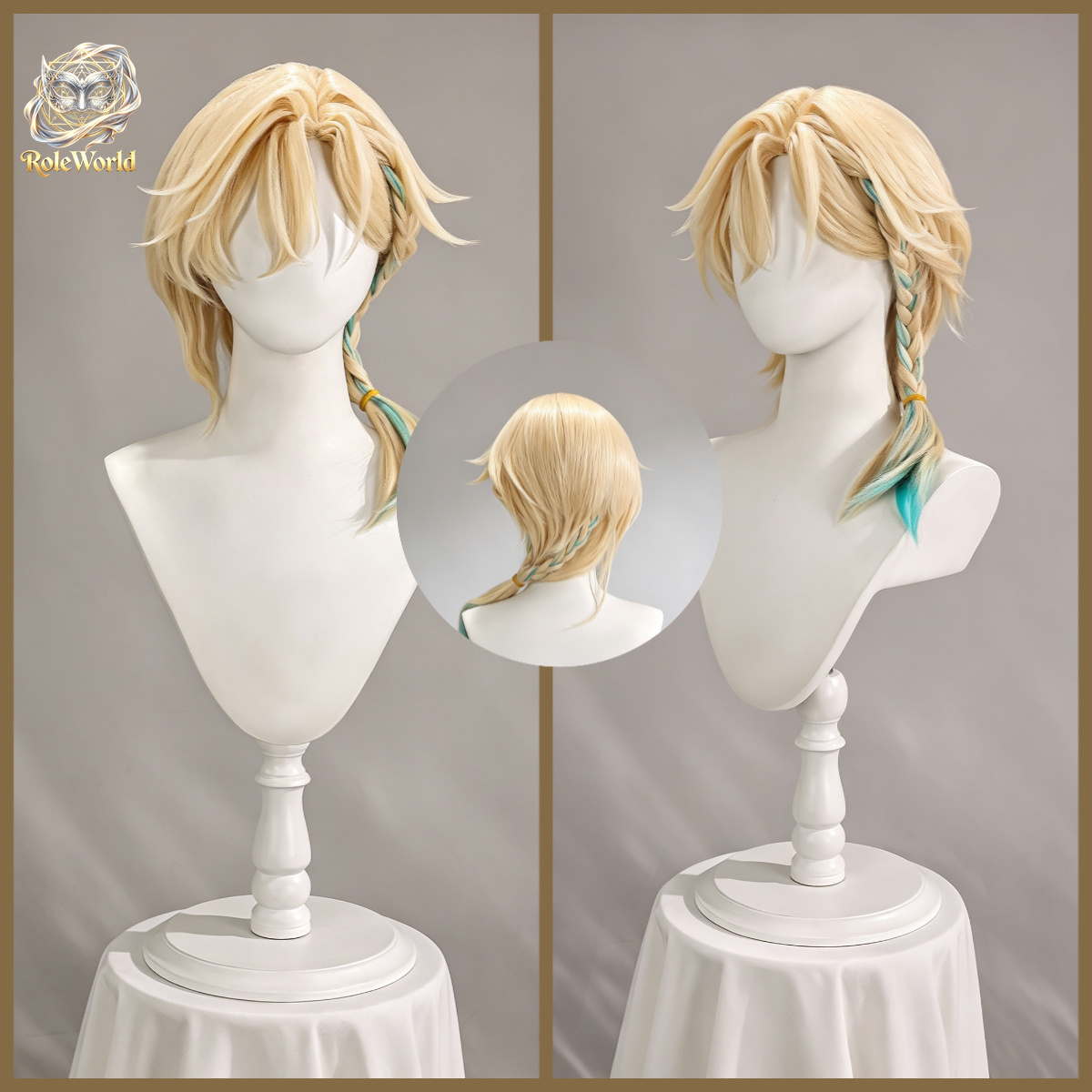 Honkai Star Rail Aventurine Wa - Anime Cosplay Wig Heat Resistant 评论和价格