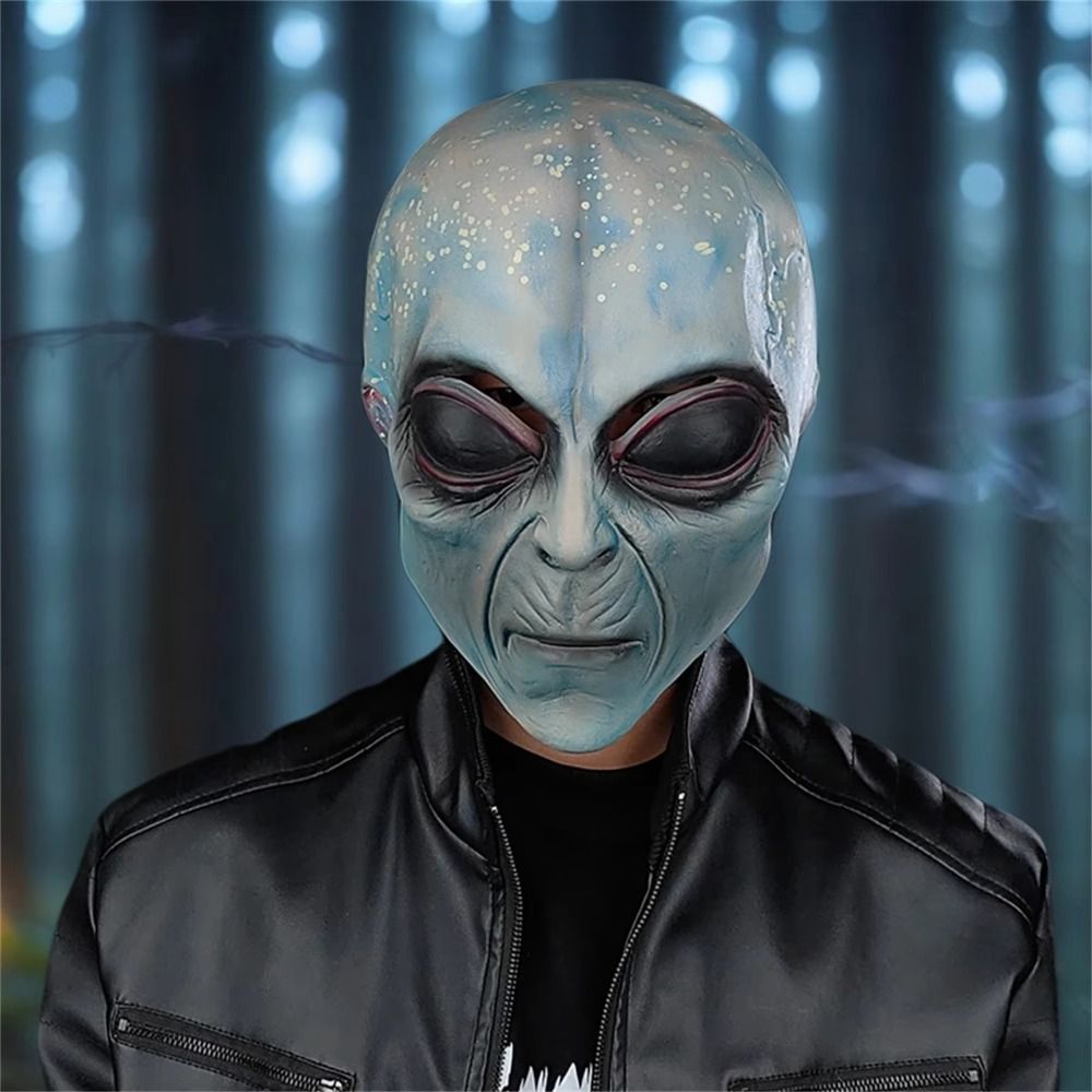 Latex Material Alien Mask Full - Latex Alien Mask Realistic 评论和价格