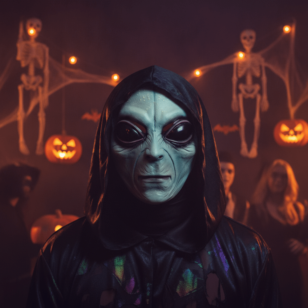 Latex Material Alien Mask Full - Latex Alien Mask Realistic 评论和价格
