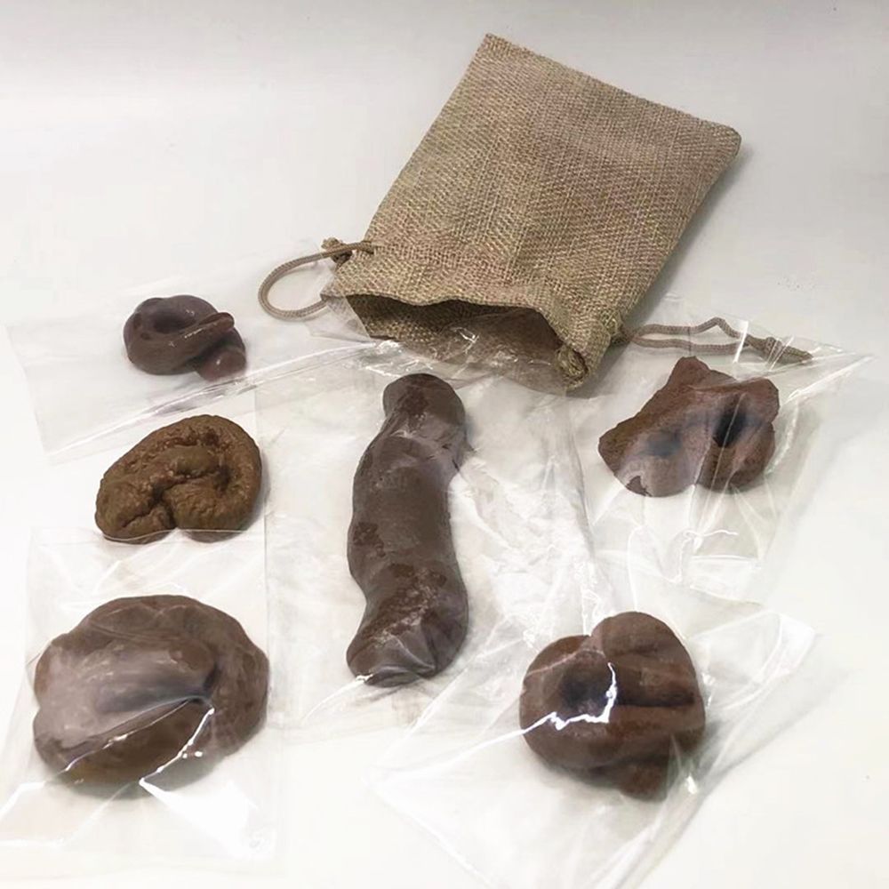 6Pcs Joke Gadget Squish Fool's - Fake Poop Gag Gift 评论和价格