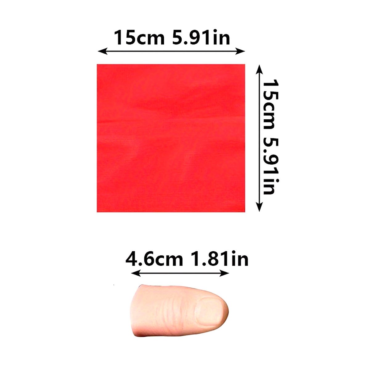3set Scarf-Vanish Magic Thumb  - Thumb Tip Magic Trick Set 评论和价格
