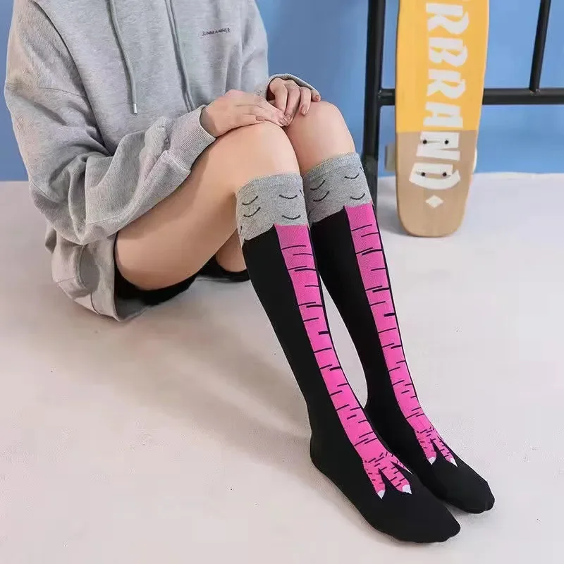Funny Chicken Paw Stocking Ove - Funny Chicken Leg Socks 评论和价格