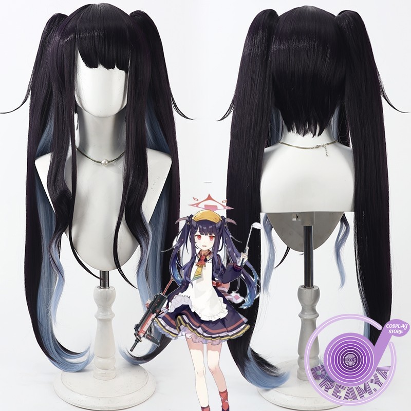 Aikiyo Fuuka Cosplay Wig Blue  - Anime Cosplay Wig Heat Resistant 评论和价格