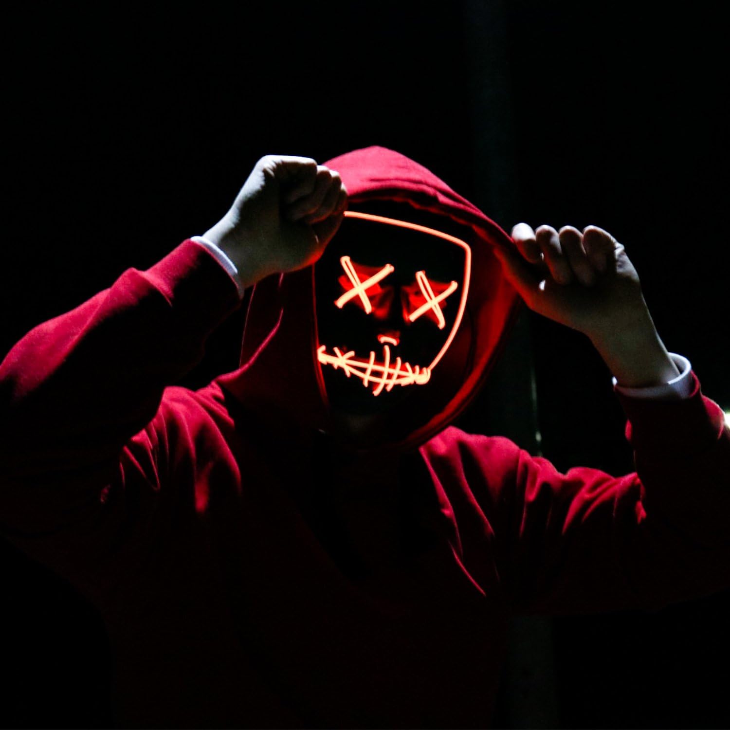 Wireless Bar Music Festival Ne - Led Purge Mask Halloween 评论和价格
