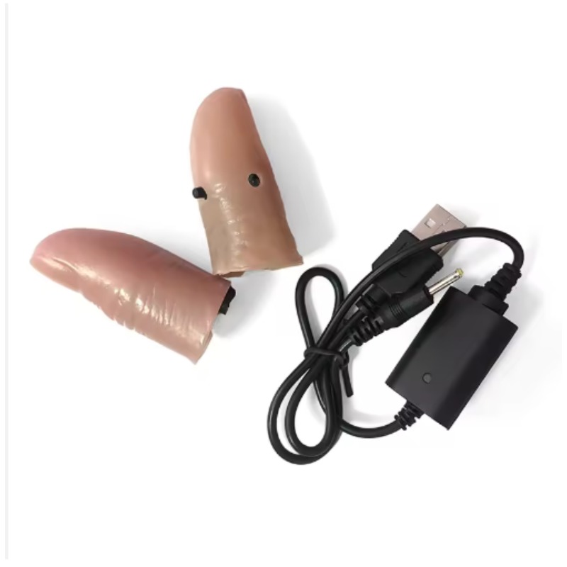 7 Color Light-Pair Set Chargin - Thumb Tip Magic Trick Set 评论和价格