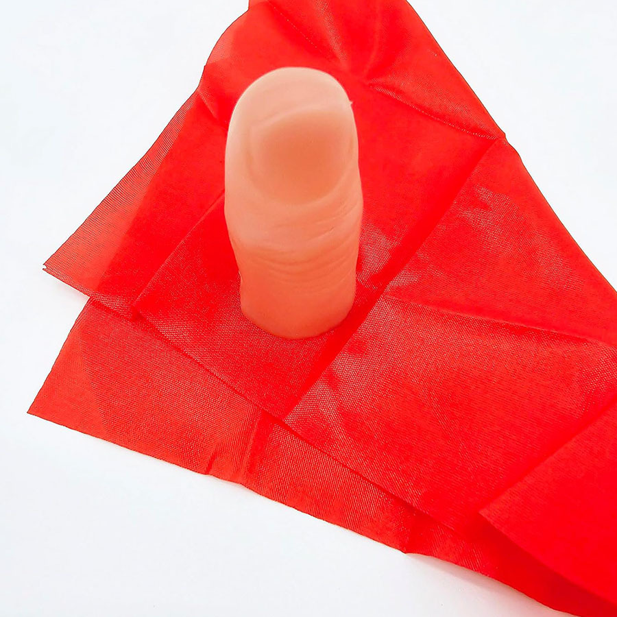 1set Scarf-Vanish Magic Thumb  - Thumb Tip Magic Trick Set 评论和价格