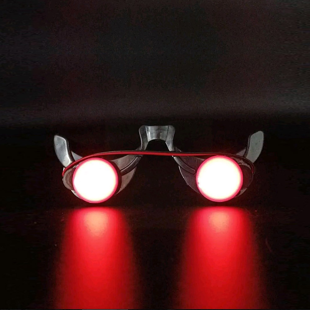 Halloween Horror Red Eye Glass - Glow In The Dark Party Glasses 评论和价格