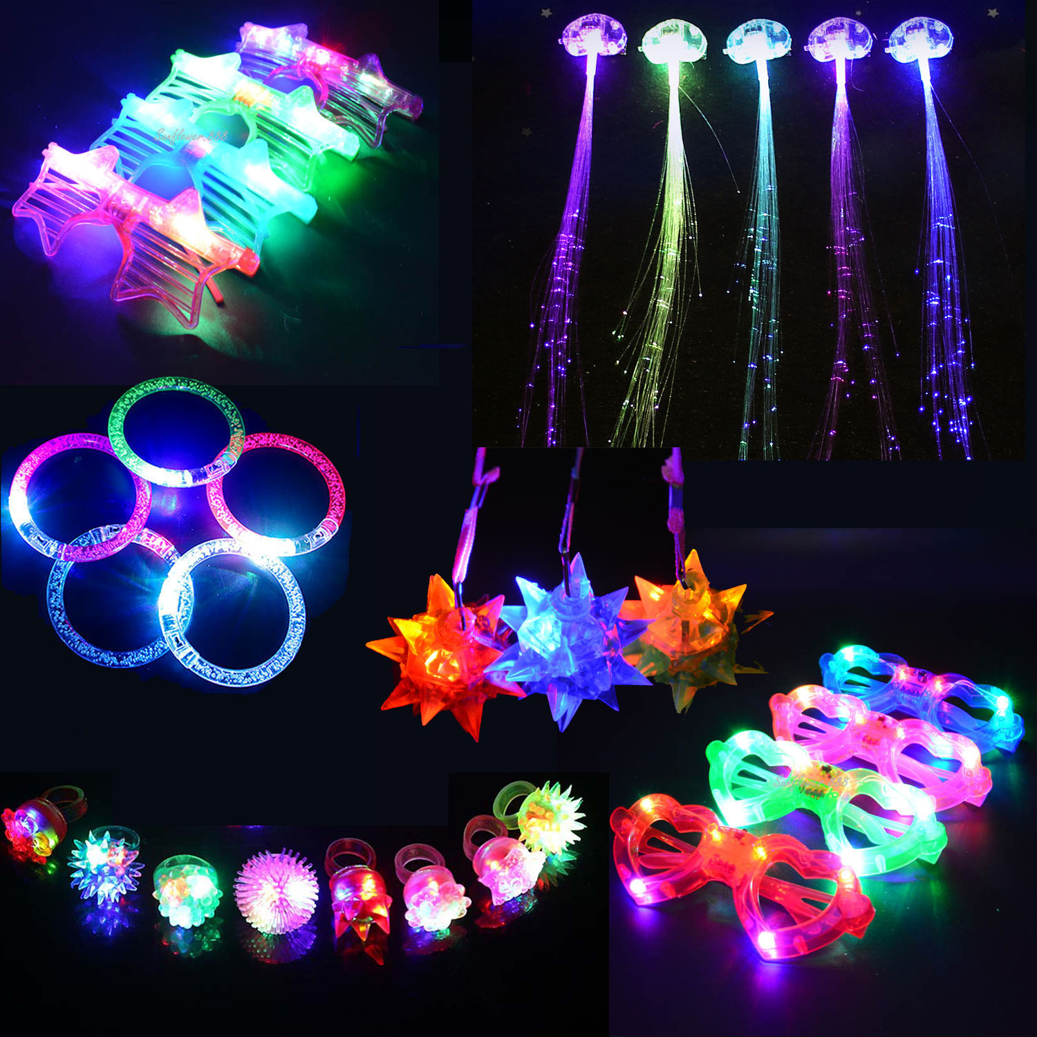 29pcs Light Glow Party Favor T - Glow In The Dark Party Glasses 评论和价格