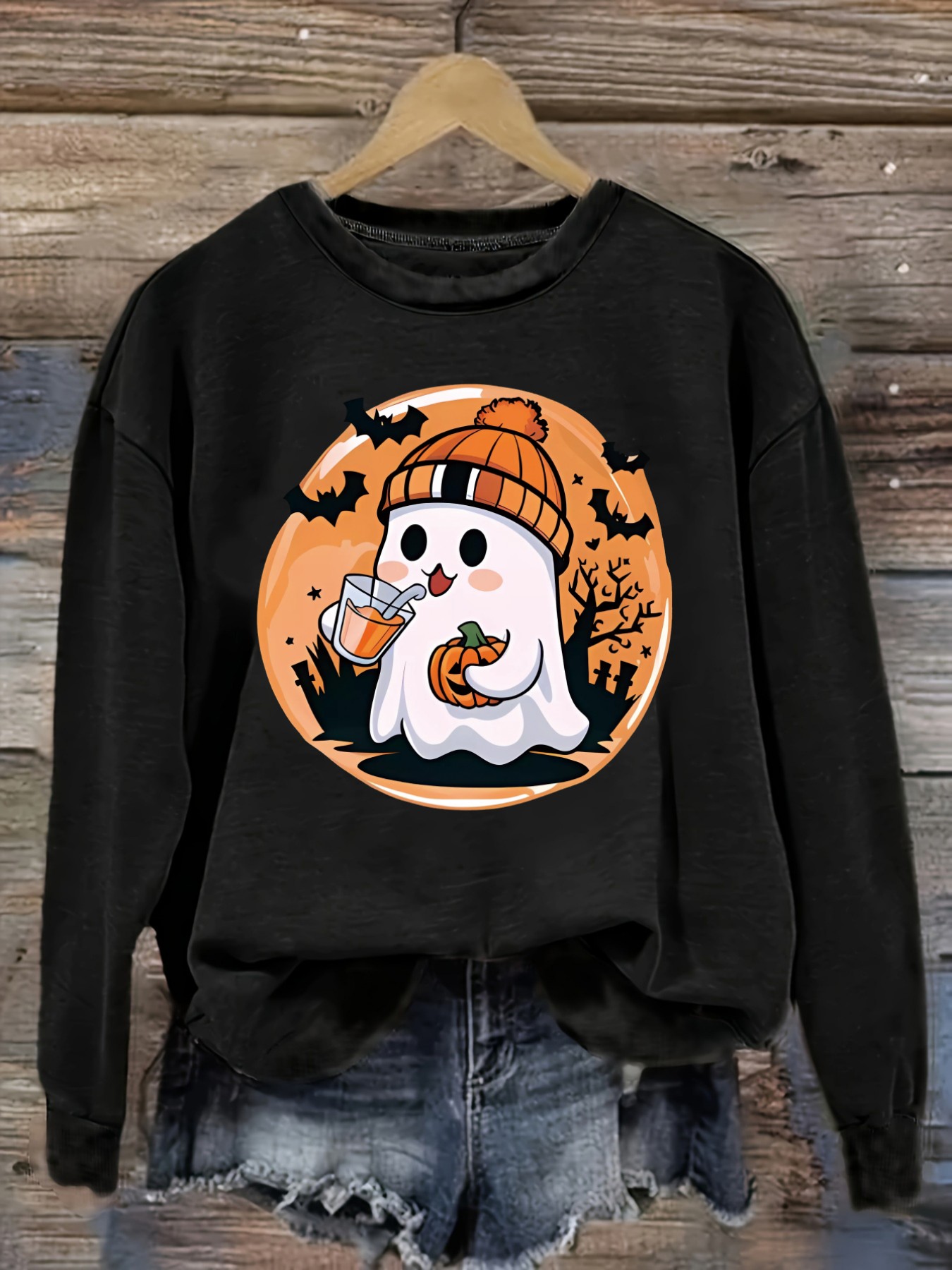 Women's Casual Long Sleeve Cre - Costumes 评论和价格