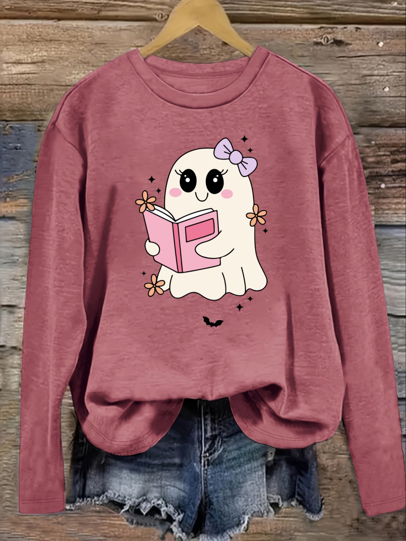 Women's Casual Long Sleeve Cre - Costumes 评论和价格