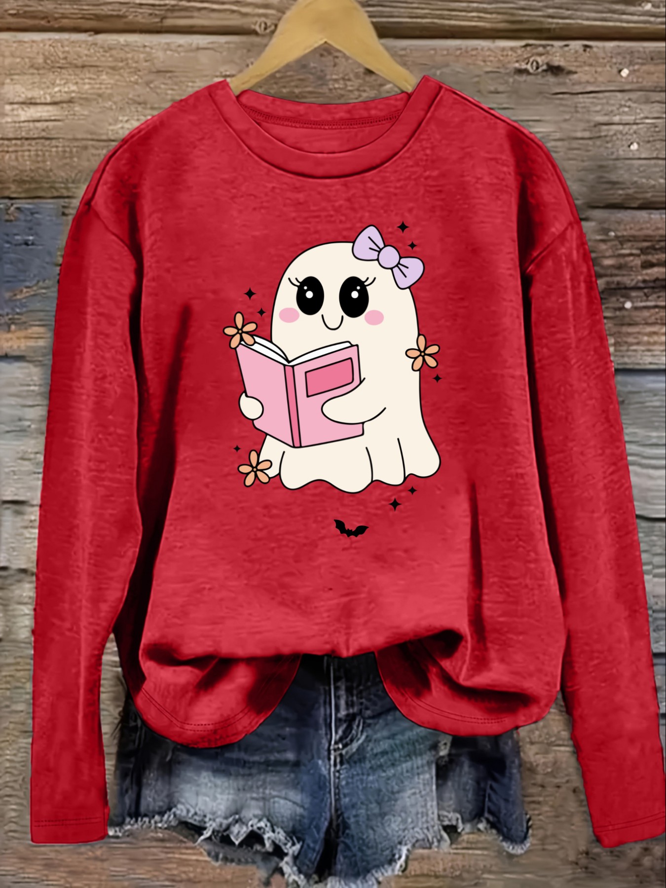 Women's Casual Long Sleeve Cre - Costumes 评论和价格