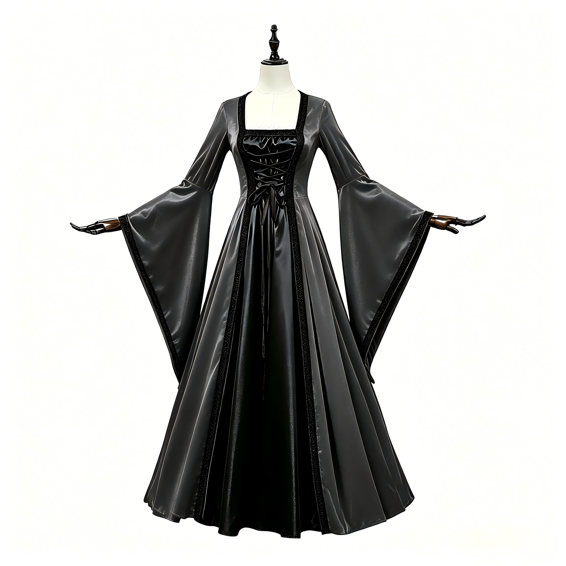 Halloween vintage corset dress - Medieval Renaissance Dress Women 评论和价格