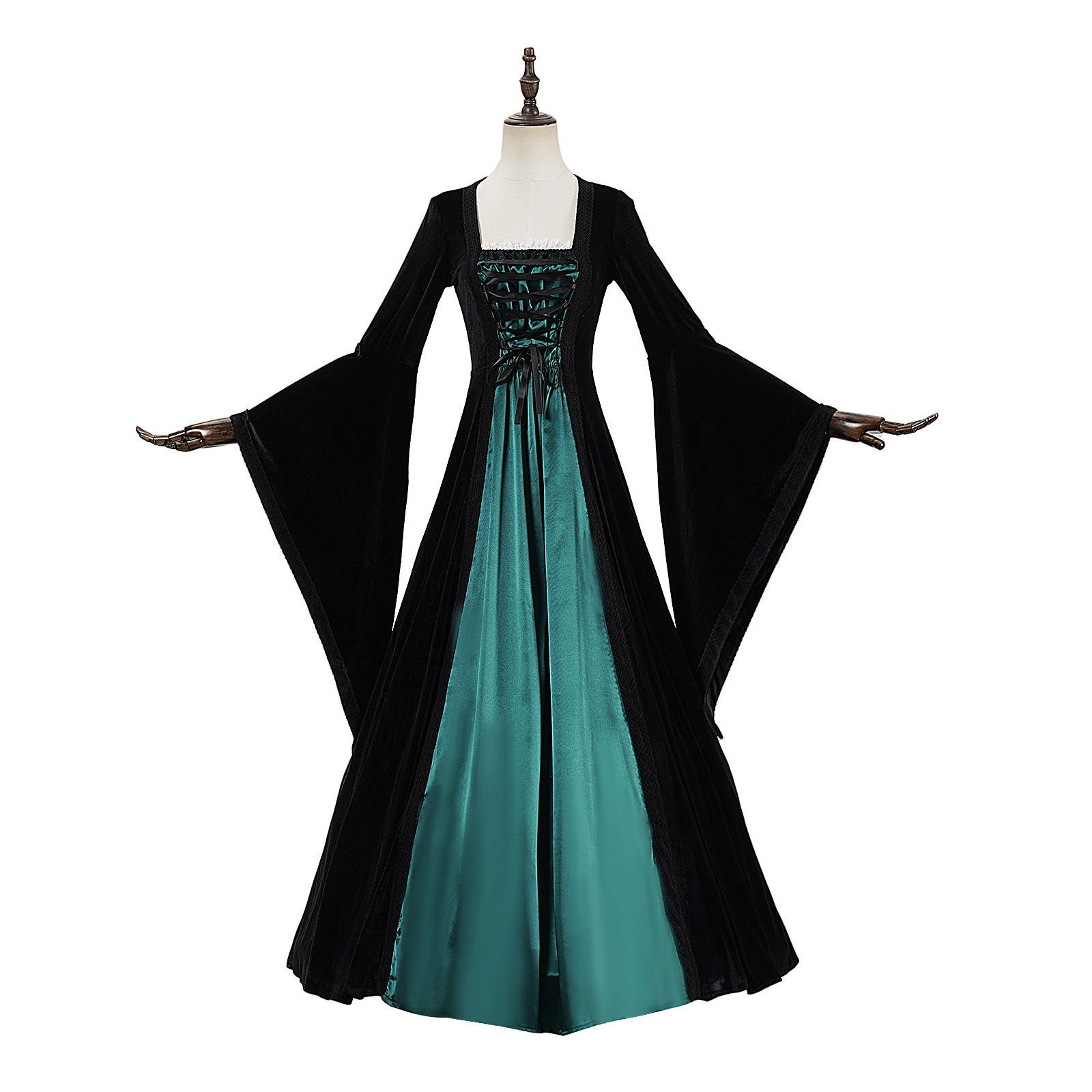 Halloween vintage corset dress - Medieval Renaissance Dress Women 评论和价格